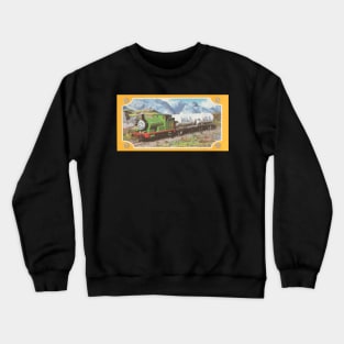 Thomas the Tank Engine Vintage Stamp - Percy Crewneck Sweatshirt